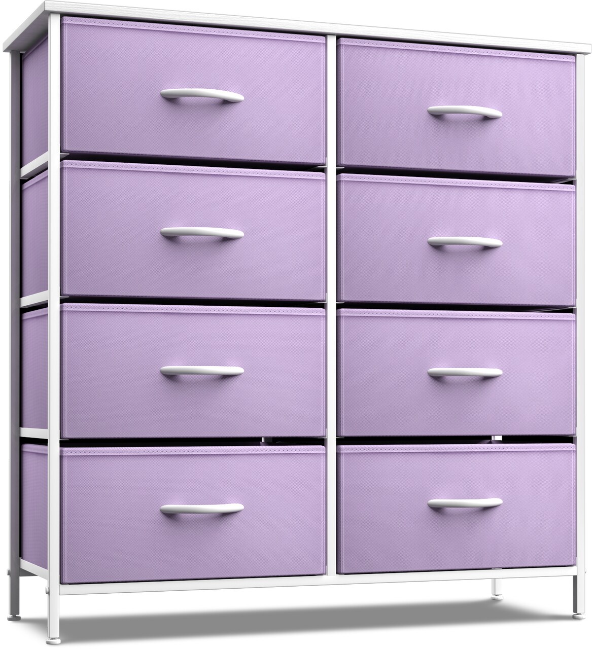Sorbus Extra Wide Dresser Organizer With 8 Drawers - Large Storage Furniture for Bedroom, Hallway, Living Room, Nursery & Closet